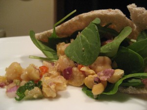 chickpea pita