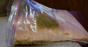 Bacon-in-a-bag.  Flip it every other day!